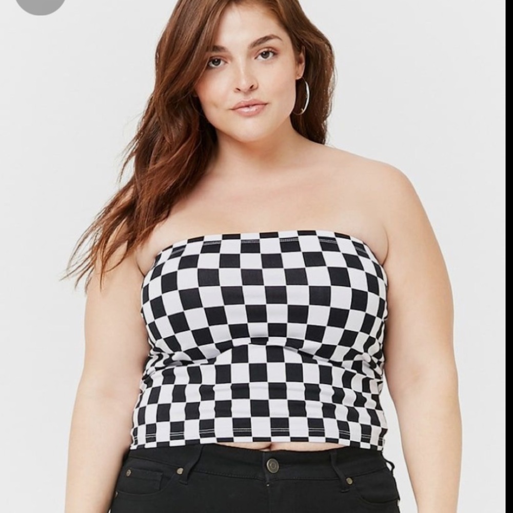 Forever 21 tube top PLUS